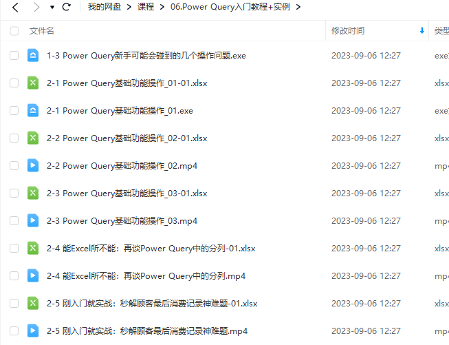 Power Query 入门教程 案例 Excel办公自动化教程 数据处理教程 - 图0