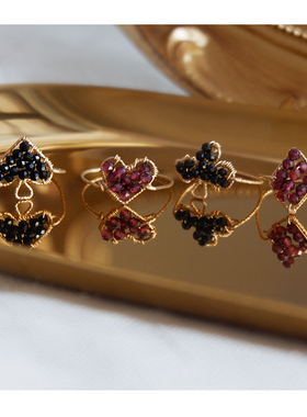 unelge新品扑克牌趣味独特戒指