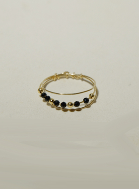 unelge手作新品尖晶石14k包金