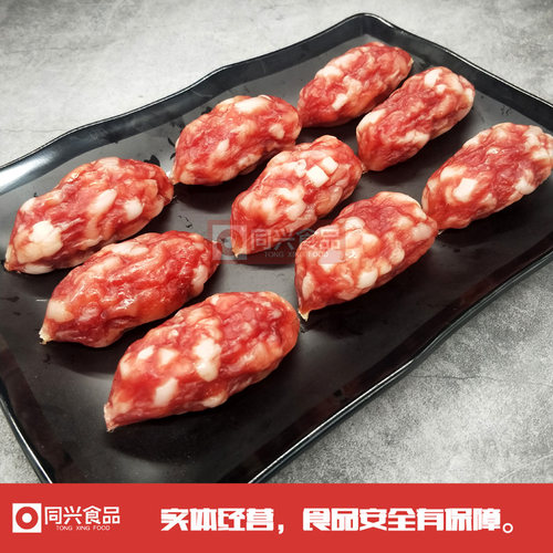 5斤广式腊肠东莞粒粒肠脆皮短肠广味广东香肠甜味5分瘦腊味煲仔饭 - 图3