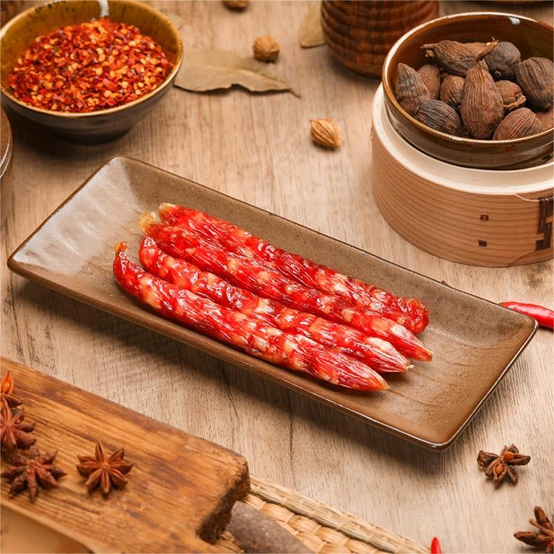 正品皇上皇腊肠怡乐香肠腊肠400g六分瘦广东特产广式广味添福腊肠