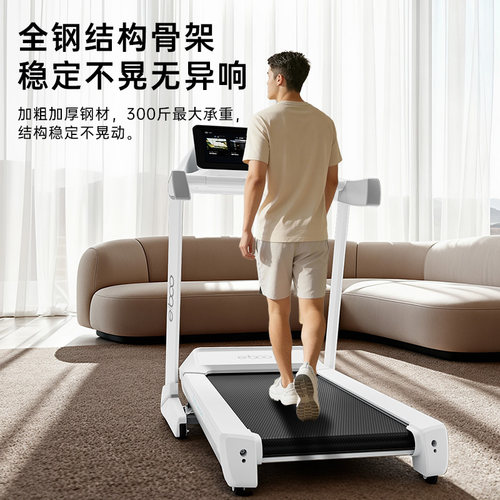 德国益步跑步机家用A6MAX大马力减震护膝静音折叠室内运动爬坡机 - 图0