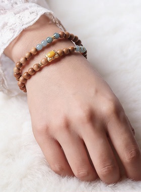 老山檀香多宝女生生日礼物礼盒装