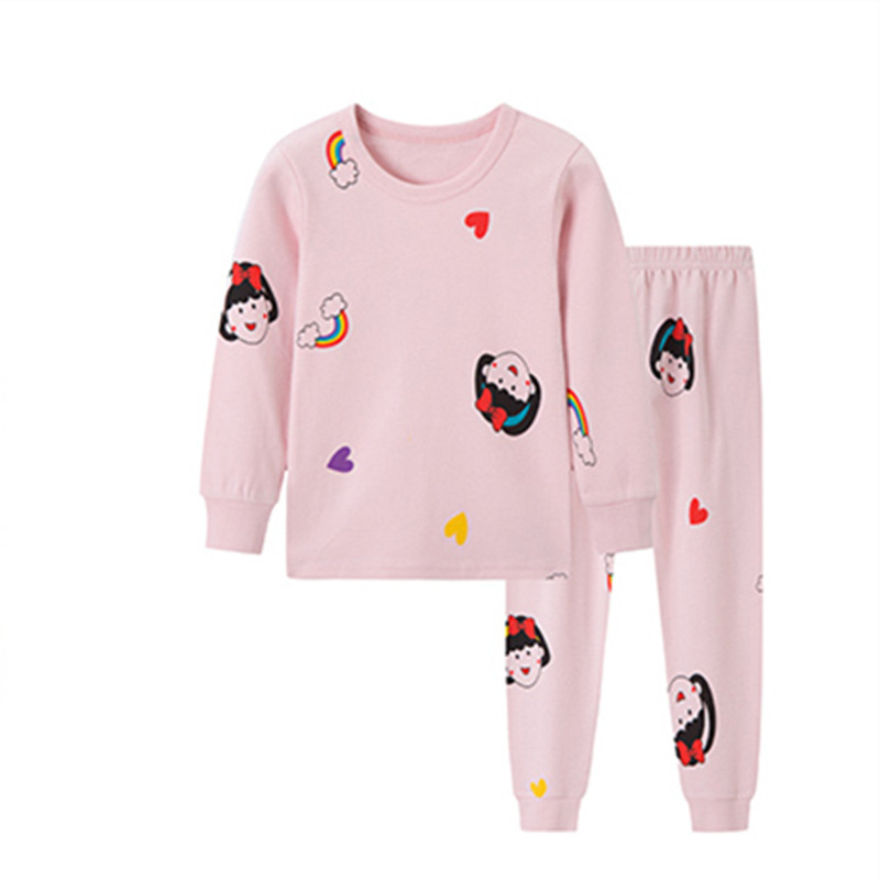 女童睡衣秋冬纯棉薄款儿童秋衣秋裤保暖全棉小女孩长袖家居服套装,淘宝优惠券,粉丝福利购,淘宝优惠卷