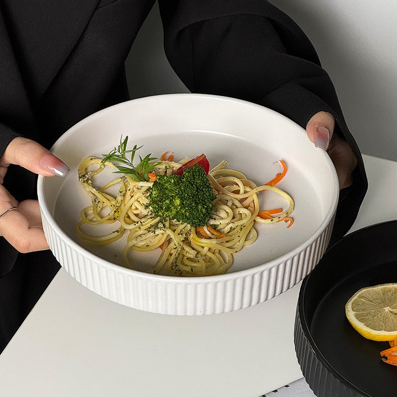 ins白色家用陶瓷牛排盘简约蛋糕盘水果盘西餐盘点心盘水果沙拉盘,淘宝优惠券,粉丝福利购,淘宝优惠卷