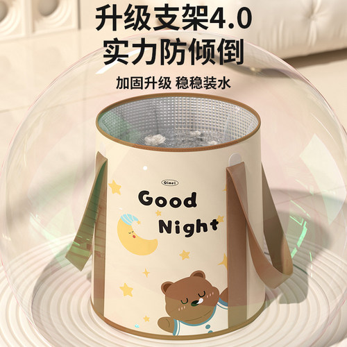 泡脚桶高深桶过膝加热保温养生神器家用折叠便携足浴洗脚盆过小腿 - 图2