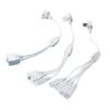 With 7-character plug, one point, two points, three points, four female heads, security weak current switch router, monitoring power supply female plug