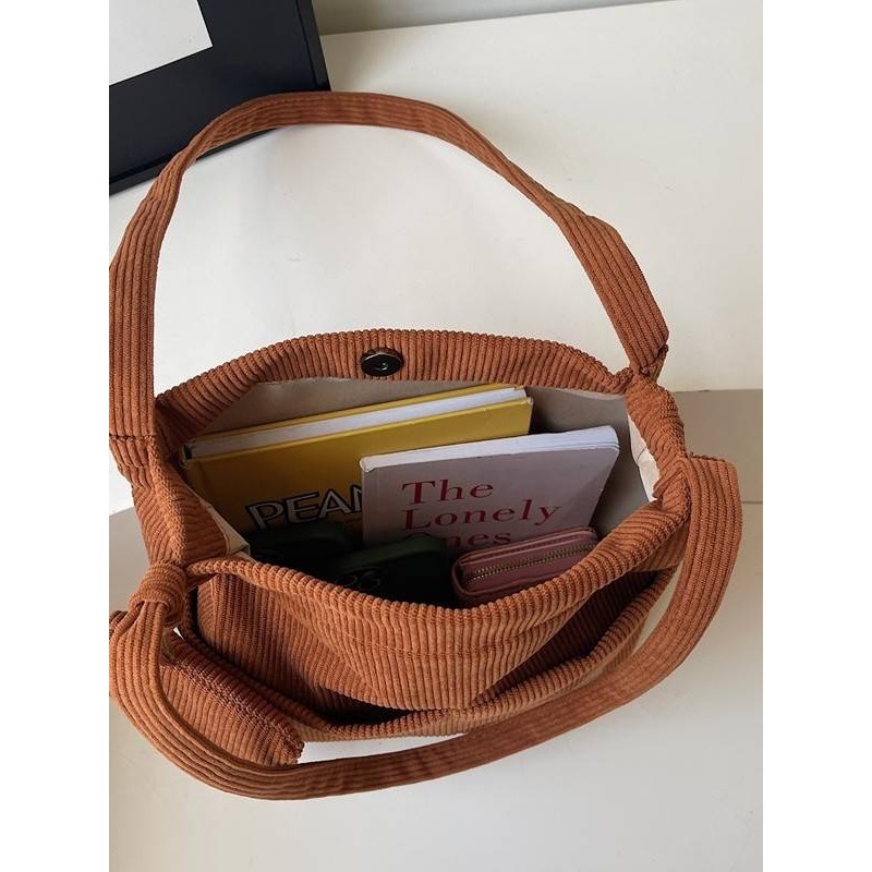 官方品牌大容量背包水桶包复古2025春季条绒单肩包时尚斜挎包便携,淘宝优惠券,粉丝福利购,淘宝优惠卷