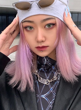 欧美小众亚克力卡扣拼接项链