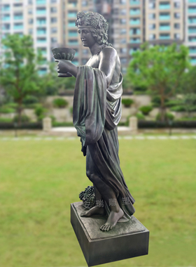 铜雕西方人物 户外景观装饰摆放铸铜欧式古典传统人物雕像定做