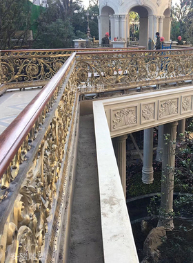 扶手围栏浮雕走廊摆放户外景观