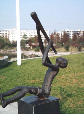 玻璃钢仿铜诗人屈原 铸铜历史古代名人伟人屈原人物摆放校园雕塑