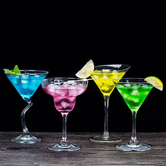 ແກ້ວ Crystal margarita martini cocktail ແກ້ວ
