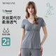 MomJane nursing short-sleeved summer single-piece pajamas
