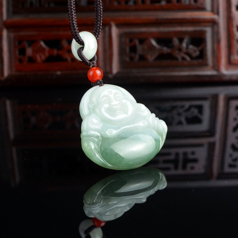 伟德国际翡翠玉佛吊坠女款图片大全