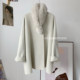 Korea Dongdaemun fox fur collar coat
