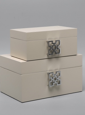 新中式风酒店家居客厅卧室首饰盒