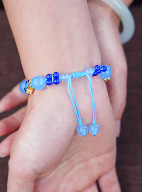 七彩蝶度女琉璃珠民族风性价比高