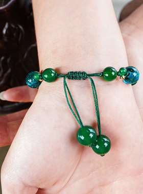 七彩蝶度女琉璃珠波西米亚民族风