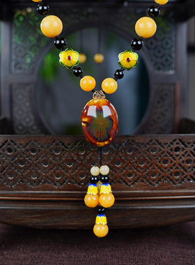 珠花蝶度陶瓷玛瑙玛瑙景泰蓝圆珠