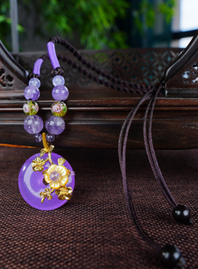 复古挂饰玉原创设计国风女平安扣