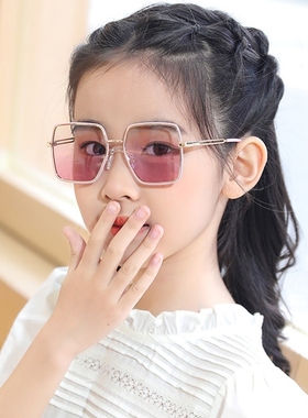 儿童偏光墨镜男孩女孩遮阳UV400