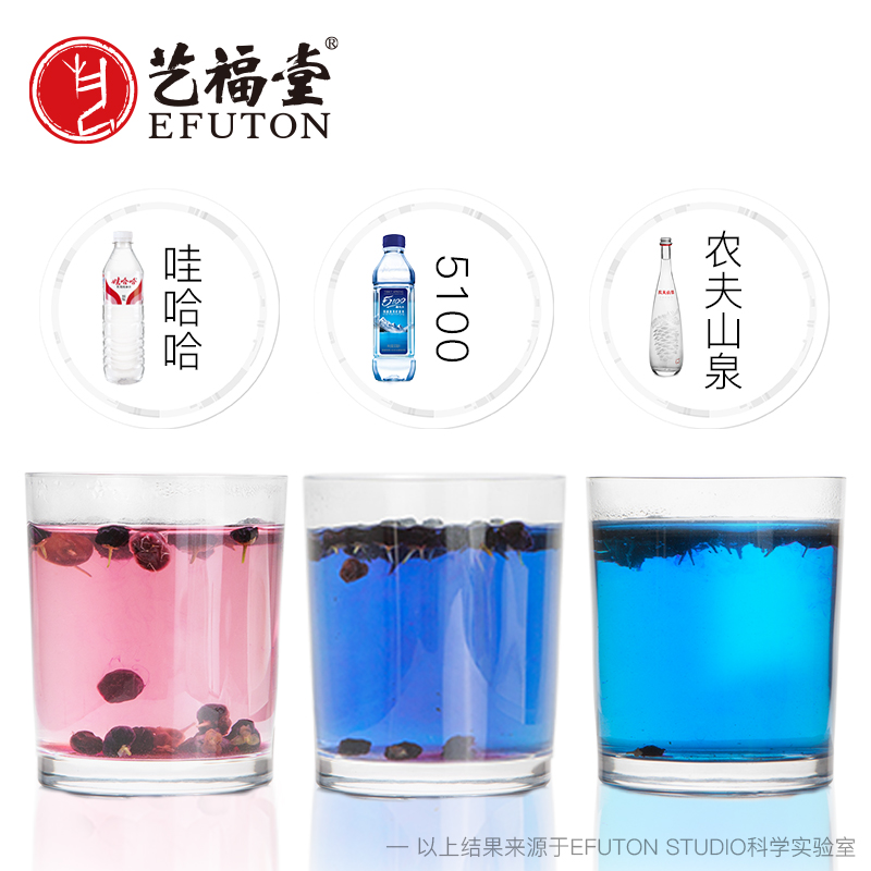 艺福堂茗茶旗舰店艺福堂特级野生黑枸杞大果中秋礼盒装送礼青海组合菊花茶决明子2