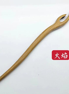 檀香木簪子古风饰品汉服盘发簪子