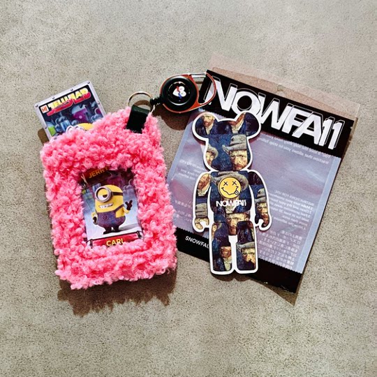 Japanese ski card holder pull card holder