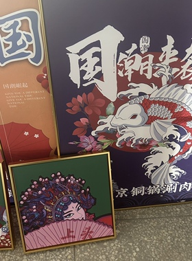 油画装裱简约窄边线条尺寸相框