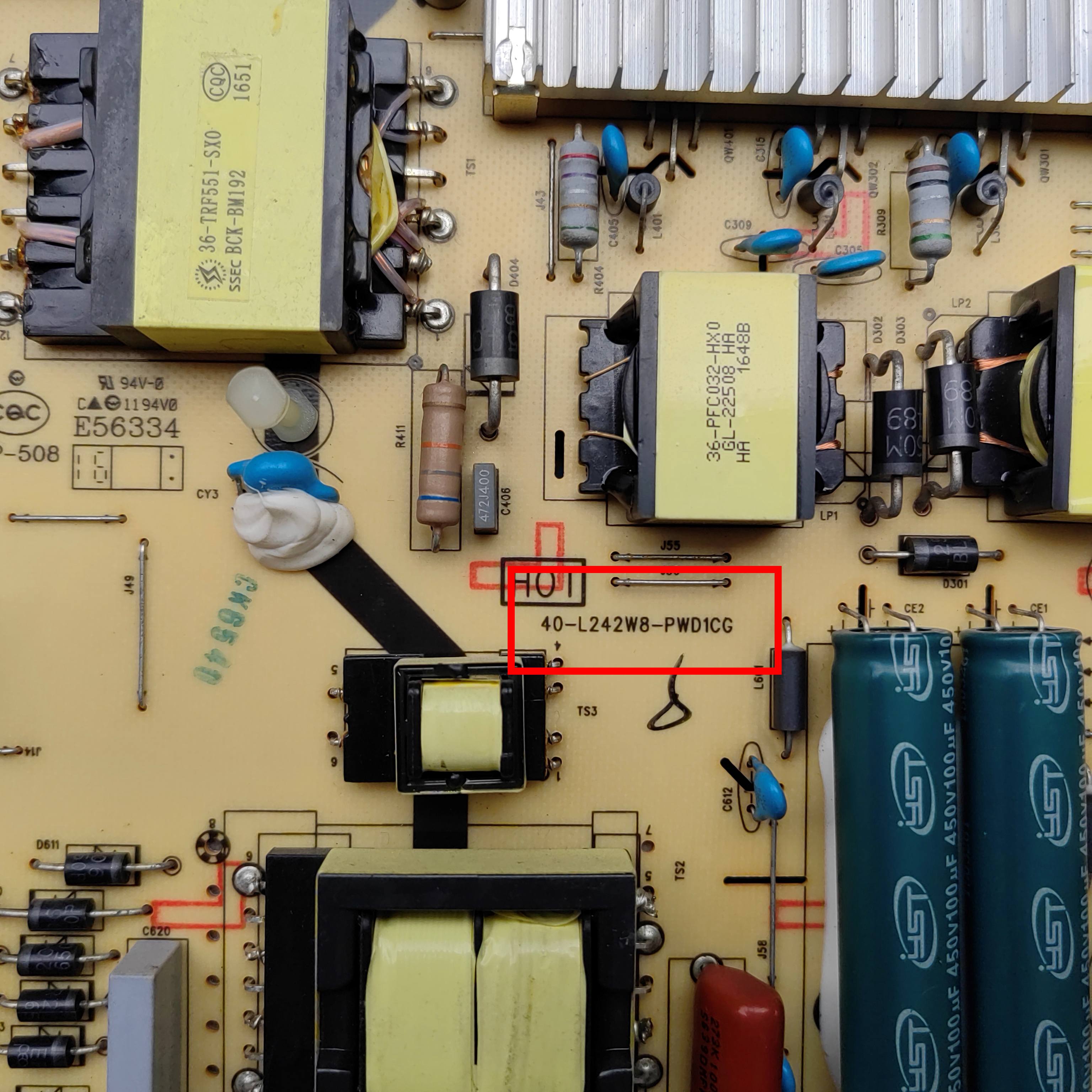 原装TCL 65寸电视电源板40-L242W8-PWD1CG 08-L242W58电路板配件 - 图0