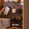 Dining cabinet hole board accessories hook holder high-end coffee storage rack universal hook storage box home