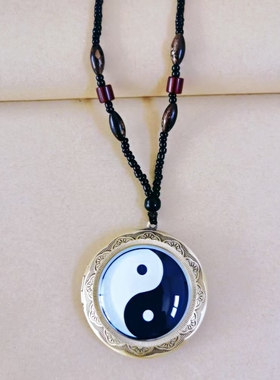 陌上花太极八卦嘎乌盒项链