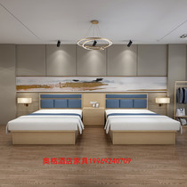 Yunnan Kunming Fast Hotel Bed Guesthouse Hostel social furniture full set TV cabinet Luggage Cabinet inter-bed Single-bed Customized