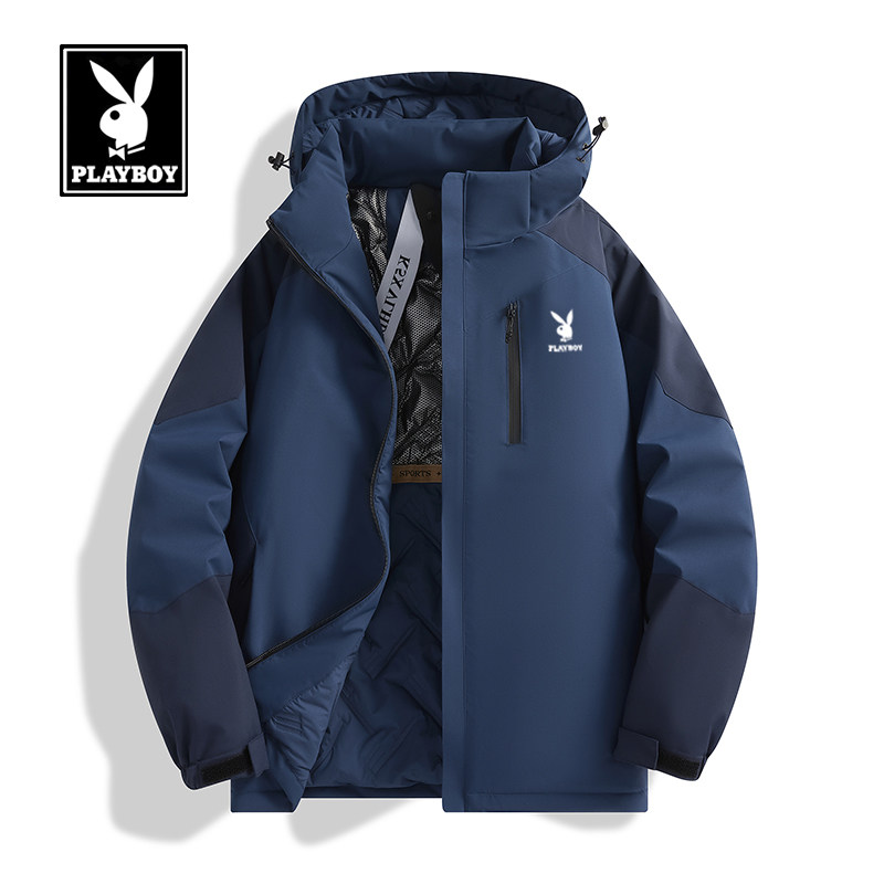 花花公子棉服外套男女秋冬季冲锋衣宽松加绒加厚棉衣保暖夹克棉袄,淘宝优惠券,粉丝福利购,淘宝优惠卷