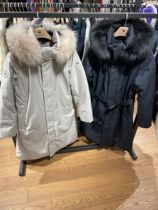 South Korea 23 years new KL ladies polar GTX waterproof 90% goose down fox wool down JKJDW23242