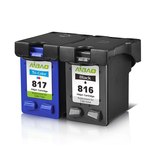 Aibao подходит для HP HP816 Ink Cartridge 817 HP2468 F2288 2188 F388 F388 3938 F378 3538 3748 4308 D2368 Printer Ink Box Box