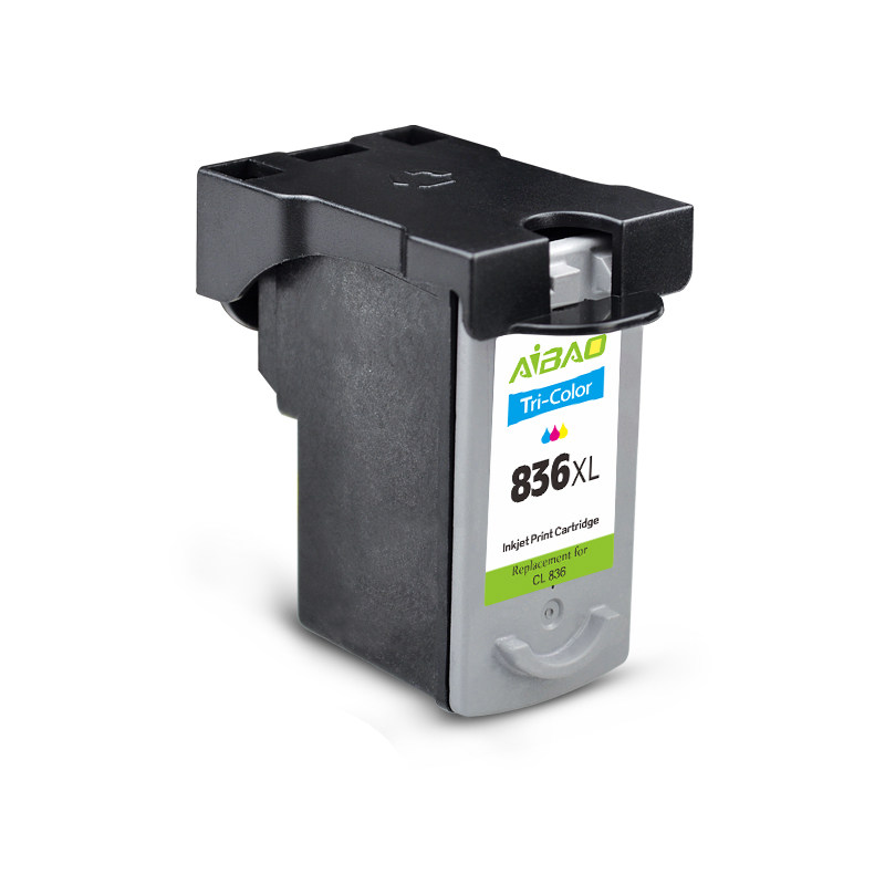 艾宝兼容佳能PG-835墨盒 CL-836彩色 适合canon835XL IP1188打印机XL大容量可加墨连供改装墨盒 黑色彩色 - 图3