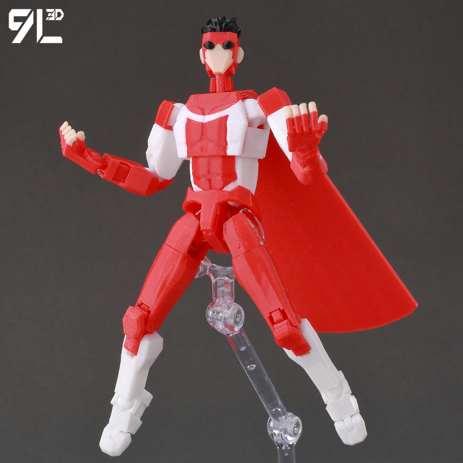 9L3D打印多关节超可动人偶无 敌少侠幸运13手办动漫周边玩具礼物 - 图0