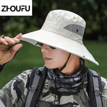 Fishing Hat Mens Summer Fisherman Hat Fashion Outdoor Casual Sunbeds Sun Hat Breathable 0110c