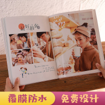 Photo book printed into album magazine album This commemorative album customized childrens graduation growth record books to make albums