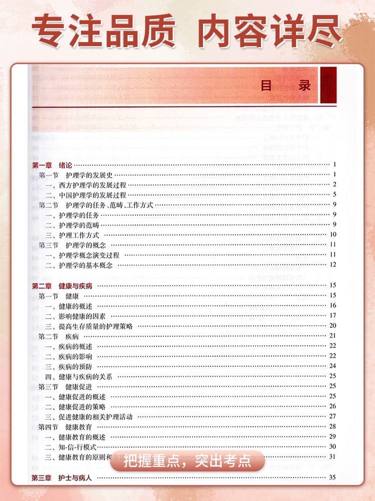 护理学导论 第4版第四版 李晓松 章晓幸 十三五规划高职高专护理教材 供护理助产专业用 人卫教材 人民卫生出版社9787117272179