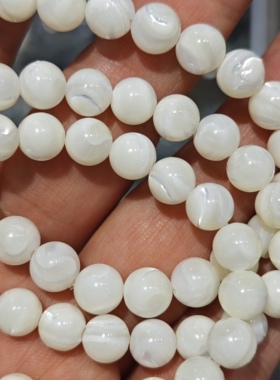 天然白蝶贝手链珍珠贝手串高颜值简约轻奢精致情侣手链小清新手链