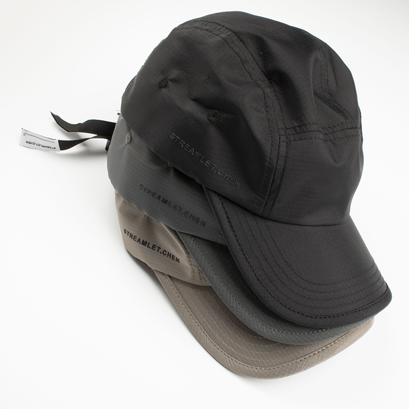 STREAMLET.CHEN:FUNCTIONAL HAT/简约基础款纯色可调节弯檐帽-图0