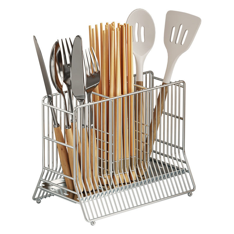 304 stainless steel chopstick cage household chopstick barrel