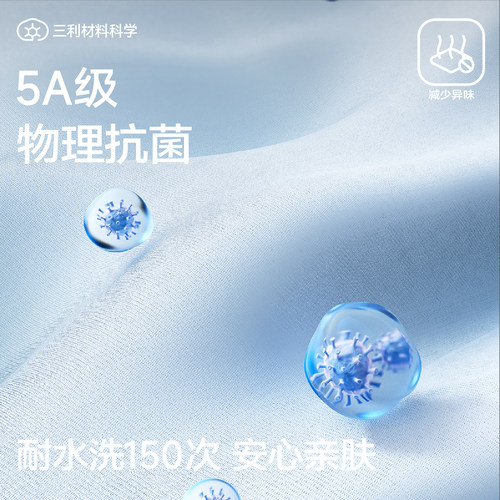 三利5A抗菌毛巾纯棉全棉面巾洗脸家用成人不掉毛柔软吸水加厚面巾 - 图0