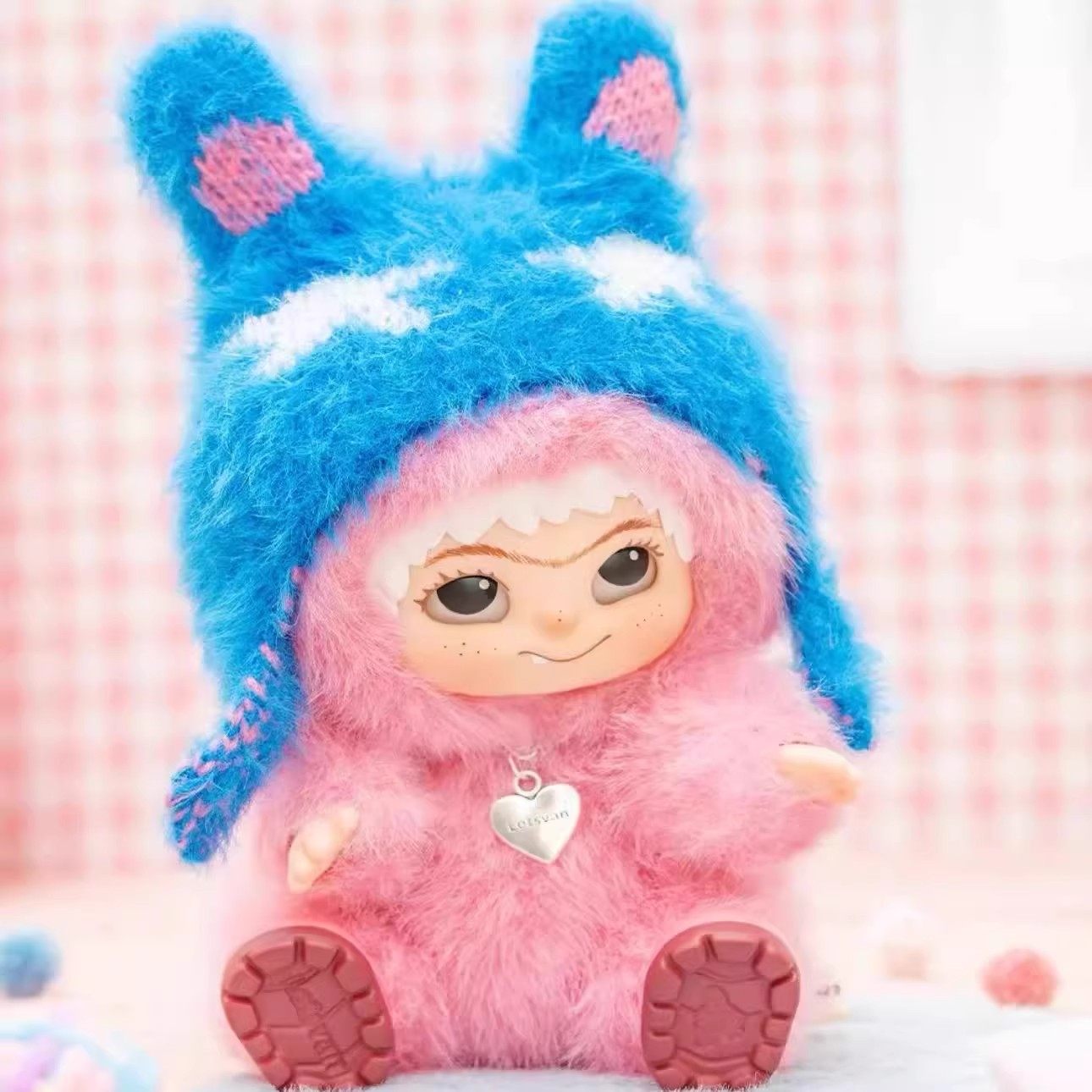 正版WAKUKU毛毛潮趣派对系列盲盒一代哇库库毛绒公仔礼物桌面摆件 - 图2