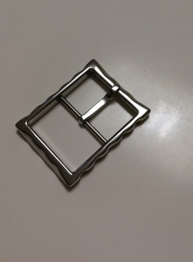 304不锈钢镜面皮带扣定制平滑扣手工日字扣设计LOGO皮带头自动扣
