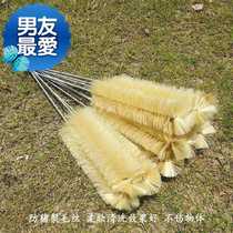Test tube brushed brush laboratory reagent bottle washing cup long section cleaning up cup brushed brush hair long to customize the instrument