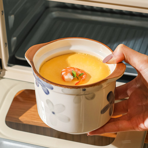 川岛屋陶瓷炖盅带盖隔水炖家用一人份煨汤小瓦罐汤炖盅燕窝烤梨罐 - 图3